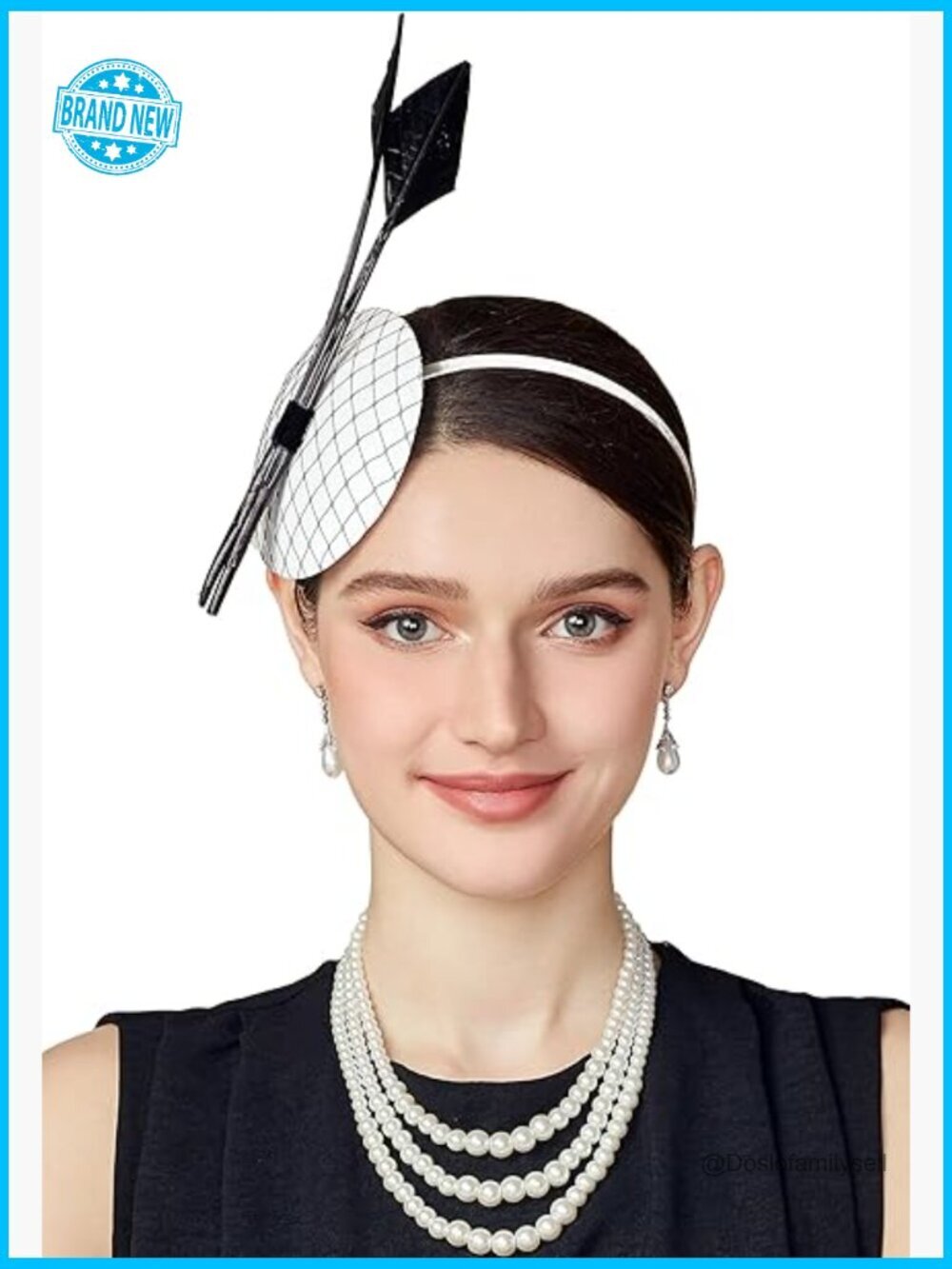 Feather Pillbox Fascinator Hat Detachable Clip Headband Tea Party Wedding Bride